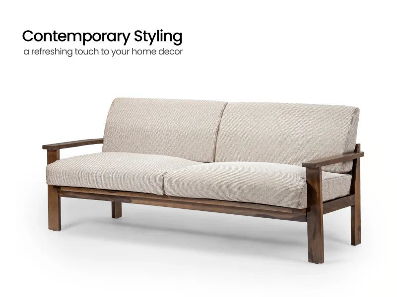 Athena Solid Wood Sofa Set With Rio Centre Table